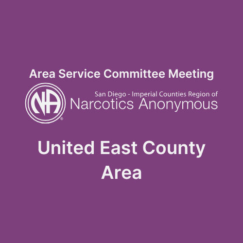 United East County Area Service Committee Meeting